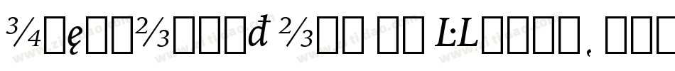 IowanOldSt OSF BT Roman字体转换